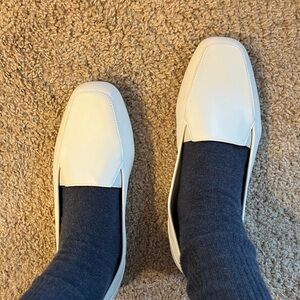 Women’s White Loafers